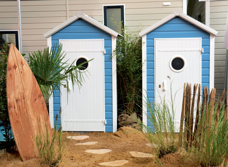 Dacri, L'abri De Jardin | Cabines De Plage destiné Abri De Jardin Style Cabine De Plage