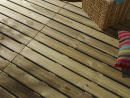 Dalle Bois Pin, L.100 X L.100 Cm X Ep.28 Mm avec Dalle Terrasse Bois Pas Cher