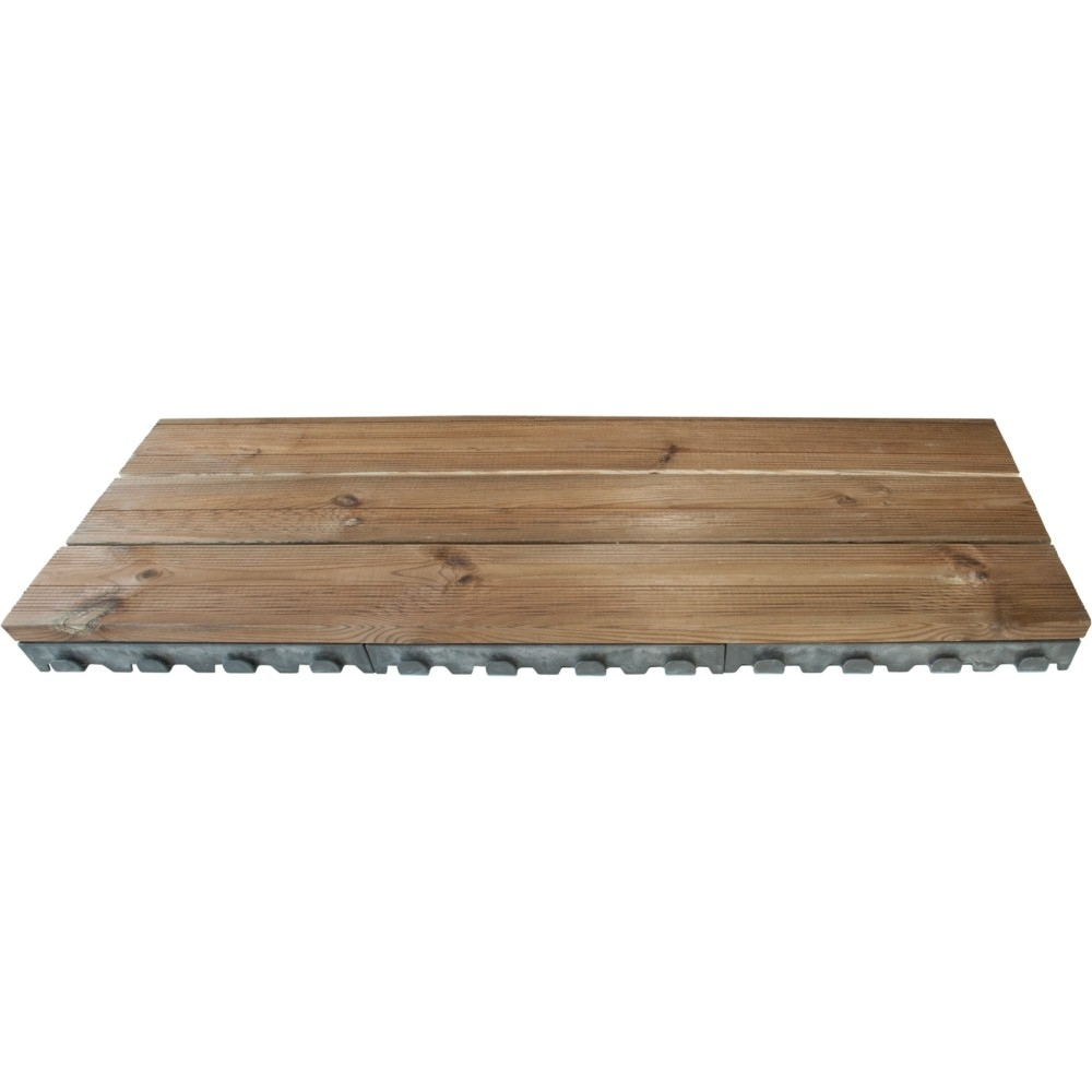 Dalle Crossover Xtiles 118X39,5X7,8 Cm Brun encequiconcerne Planche Clipsable Bois Xtiles