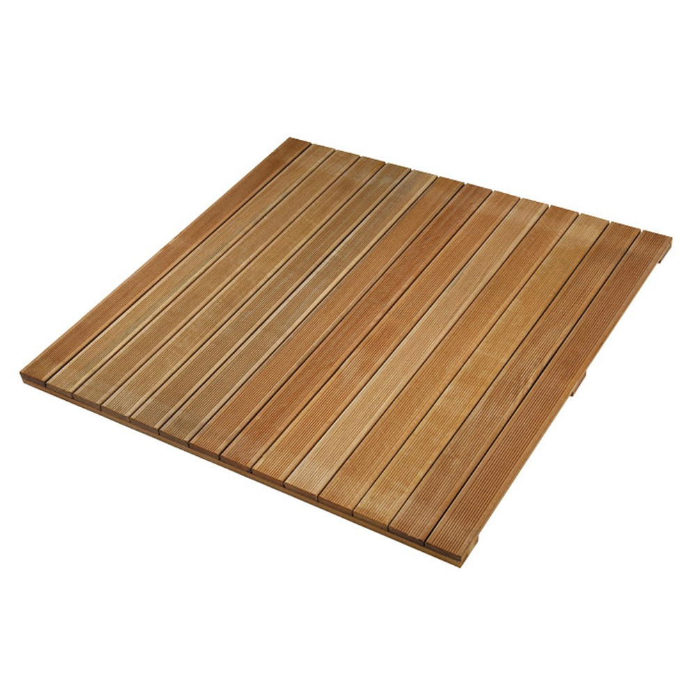 Dalle De Terrasse En Bois Exotique Bangkiraï 100 X 100 X 3 Cm serapportantà Dalle Bangkirai 100X100