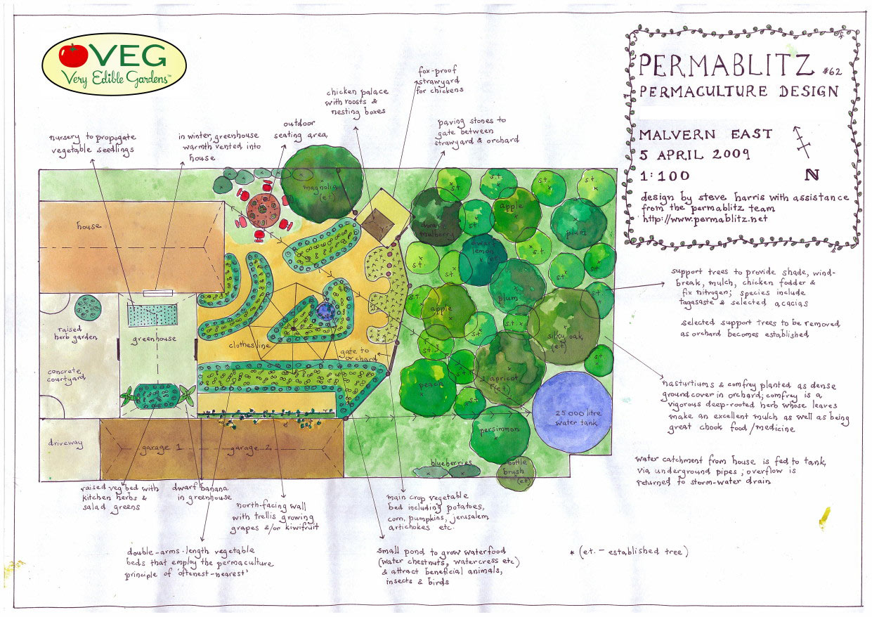 Débuter Un Jardin Potager En Permaculture concernant Exemple Plan Potager Permaculture