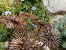 Déco Jardin Acier Corten-30 Idées Pour Sortir Les Sentiers ... avec Deco Jardin