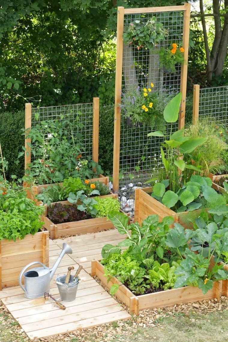 Déco Jardin Potager Pinterest Et Aménagement Extérieur Diy ... pour Deco Jardin