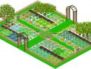 Des Idées De Plans De Jardins Potagers serapportantà Plan De Jardin 3D