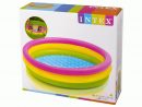 Dettagli Su Piscina Piscine Intex Rotonda Gonfiabile A 3 Anelli 114X25Cm  Fuori Terra Bambini avec Dalle Intex