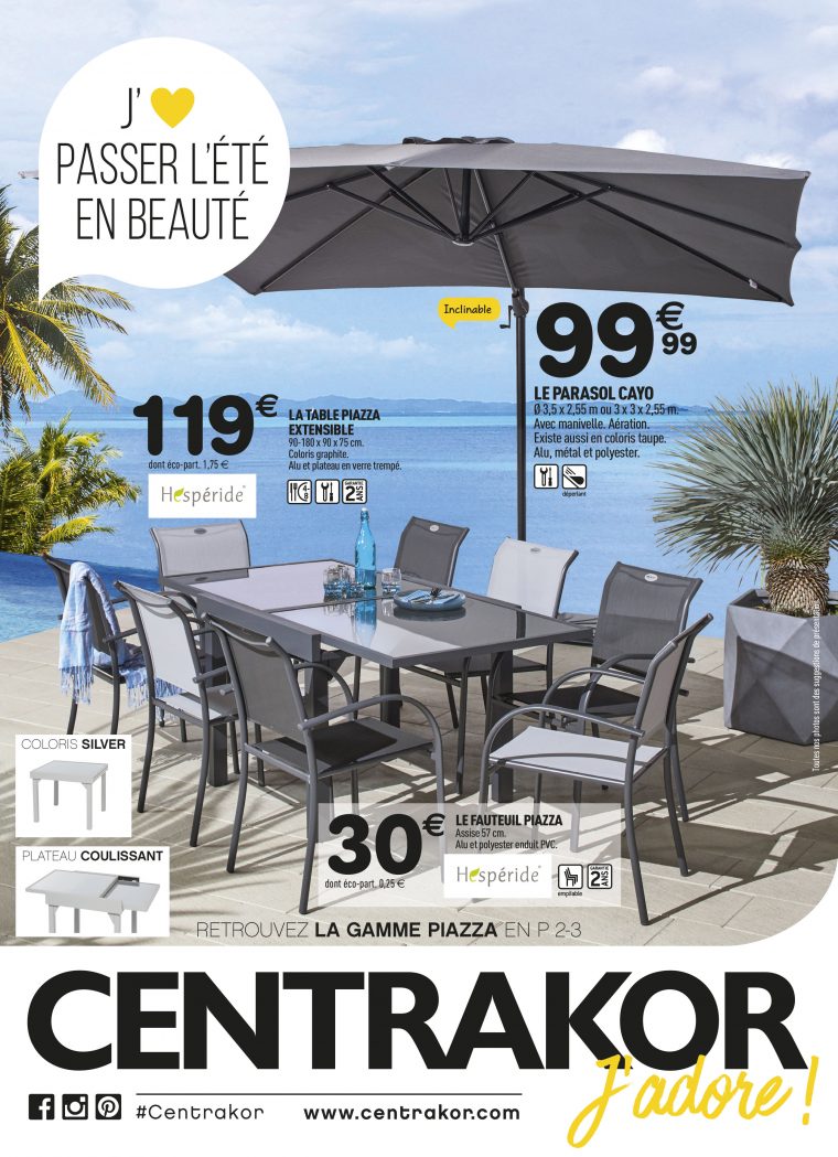 Direction Le Jardin Et La Terrasse ! | Centrakor Vannes ... concernant Centrakor Table De Jardin