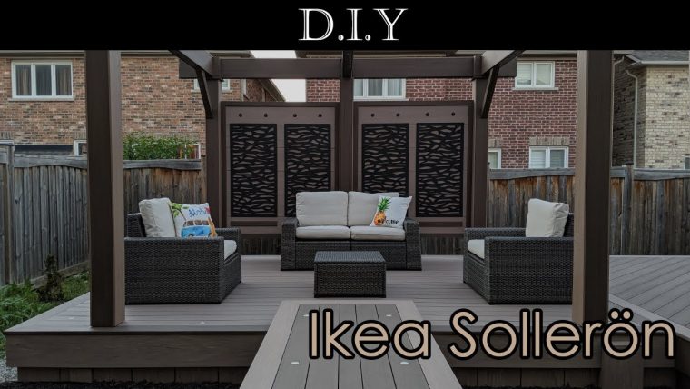 Diy Deck (Part 14): Ikea Sollerön Review, Assembly And How To Protect It  From Rain And Snow? pour Ikea Solleron Avis