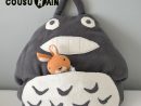 Doudou Totoro Cousu Main - Elise Lovecraft destiné Coussin Totoro Geant