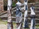 Ensemble Sculpture Raku Pour Jardin … | Skulpturen, Keramik ... destiné Statue De Jardin Moderne