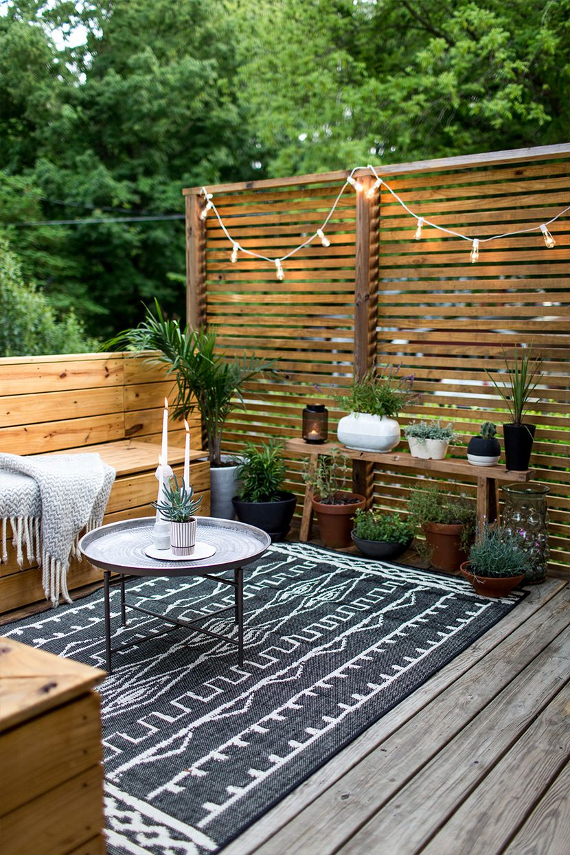 Épinglé Par Moduxe Sur Jardins | Idee Deco Balcon, Deco ... pour Décoration Extérieur Terrasse