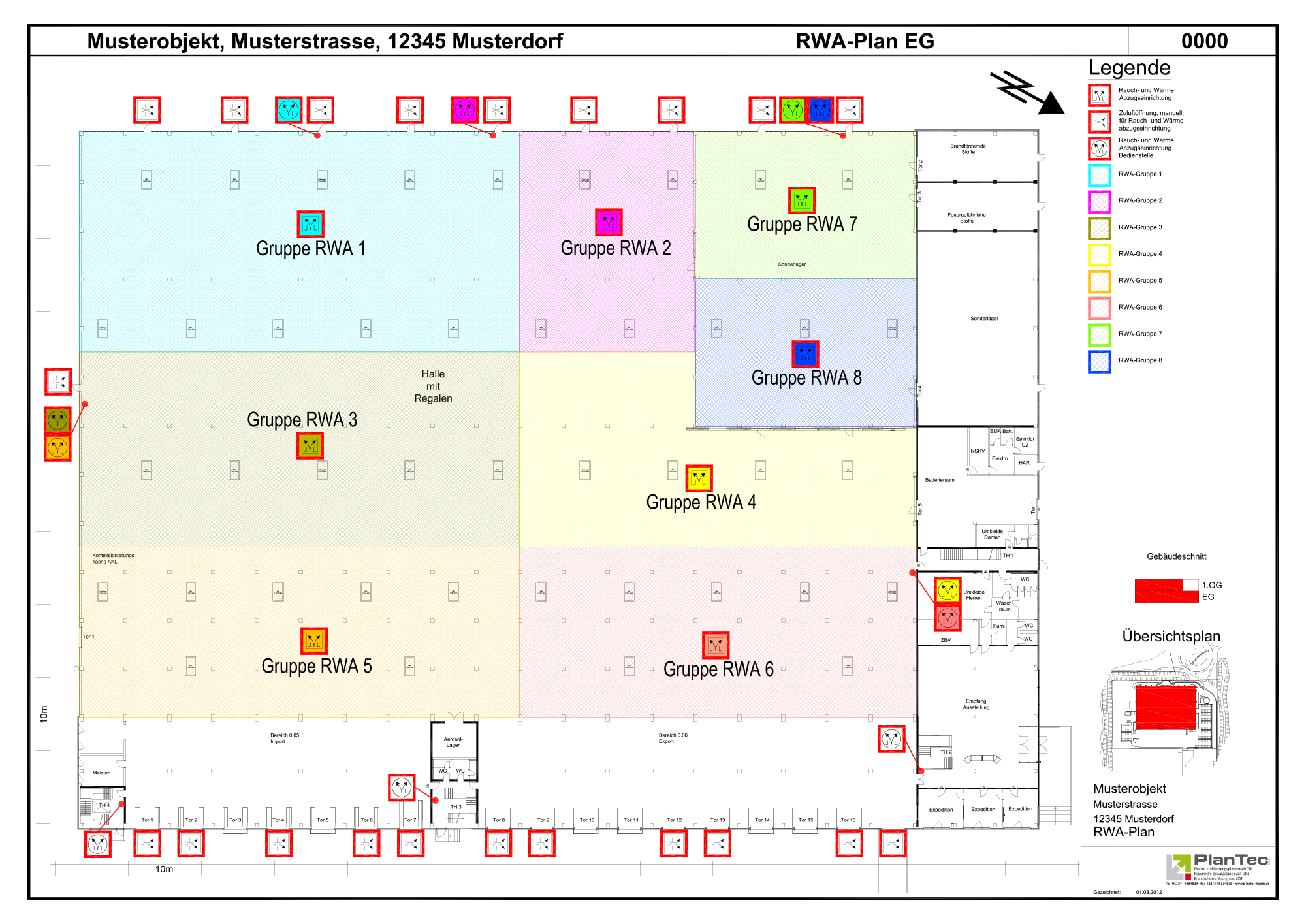 Erstellung Rwa Pläne Nach Din 14095 | Plantec à Plan