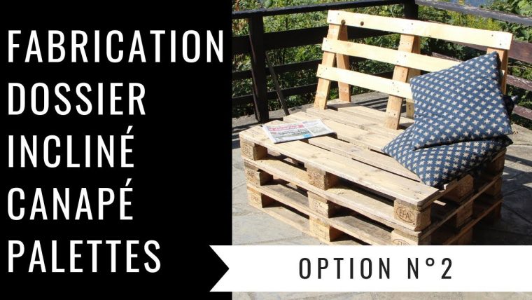 Fabrication D'un Dossier Incliné Pour Un Canapé En Palette - Option 2 tout Banc En Palette Dossier Incliné Fabrication D'un Dossier Incliné Pour Un Canapé En Palette - Option 2 tout Banc En Palette Dossier Incliné