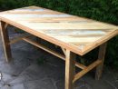 Fabrication D'une Table Solide En Bois De Récupération - Partie 1 concernant Construire Table Jardin