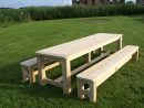 Fabriquer Une Table De Picnic En Bois | Table De Jardin Bois ... à Construire Sa Table De Jardin