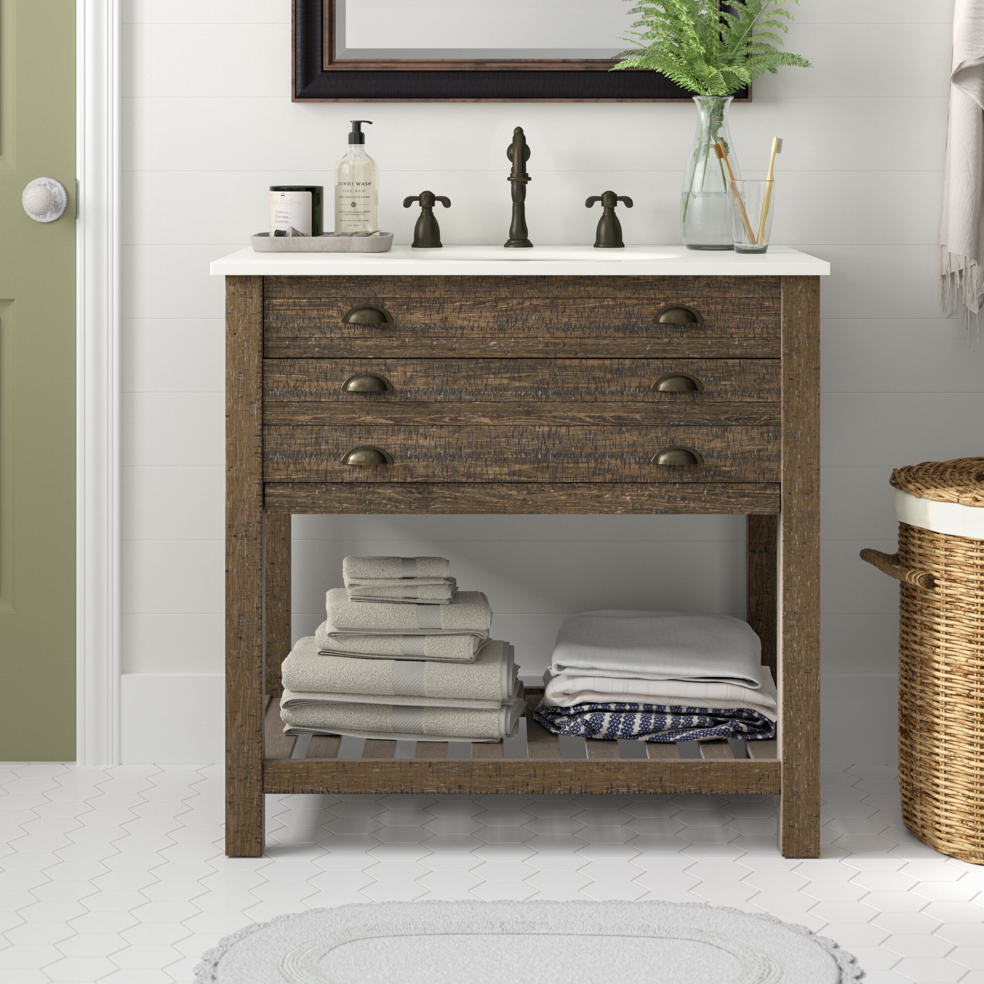 Farmingdale 36&quot; Single Bathroom Vanity Set encequiconcerne Bathroom Vanity