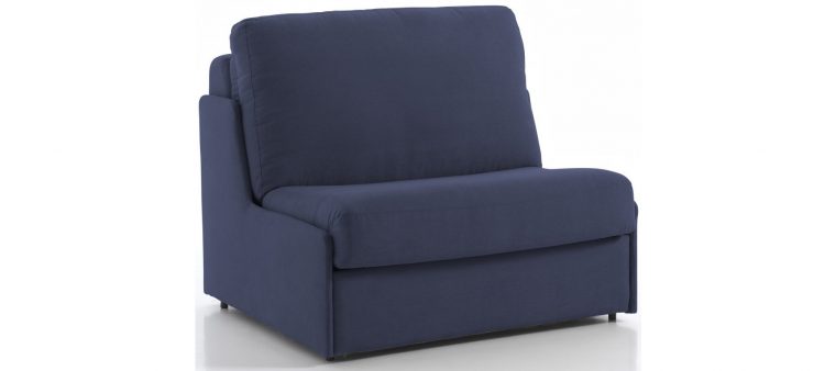 Fauteuil Lit Une Place - Couchage 80Cm - Convertible Rapido pour Fauteuil 1 Place Convertible