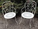 Fauteuils De Jardin En Fer Forgé | Brocanta encequiconcerne Salon De Jardin En Fer Forgé Ancien