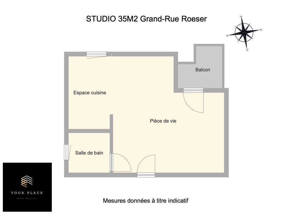 Flat For Sale In Roeser (Luxembourg) - Ref. 17Sse - Immotop.lu intérieur Plan Studio 35M2