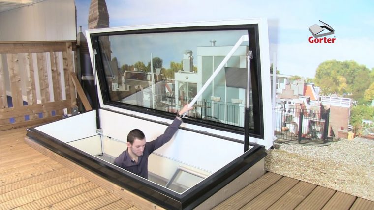 Gorter Trappes De Toit - Trappe De Toit Vitrée destiné Trappe D'accès Toiture Terrasse Gorter Trappes De Toit - Trappe De Toit Vitrée destiné Trappe D'accès Toiture Terrasse