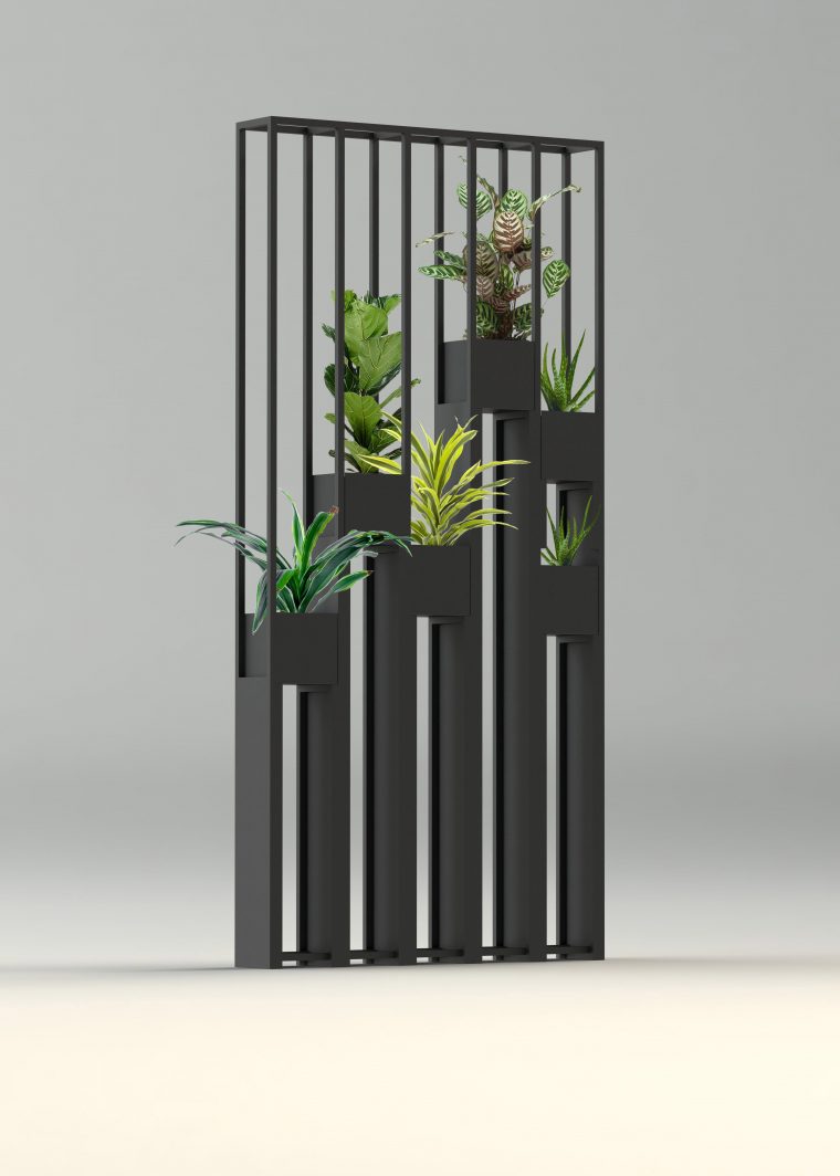 Greentower, Claustra En Métal Pour Séparer Vos Pièces Ou ... tout Paravent De Jardin En Demi-Cercle Modles