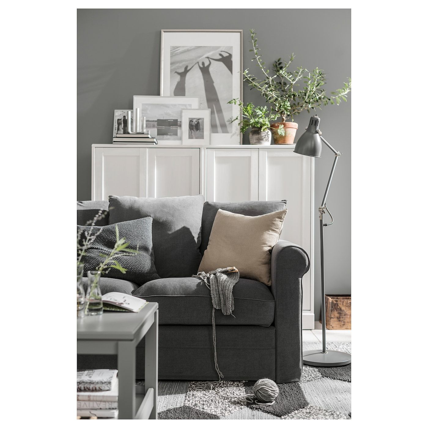 Grönlid Sofa, Ljungen Medium Gray - Ikea | Love Seat, Sofa ... à Grönlid Avis