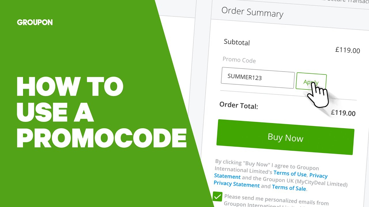 How To Use A Groupon Promocode dedans Imagepromo_Code=