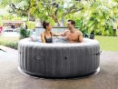 Idromassaggio Gonfiabile Intex 28440 Bubble Massage Spa Rotonda 196X71 intérieur Dalle Intex