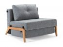Innovation Living Fauteuil Design Sofabed Cubed 02 Wood Twist Granite  Convertible Lit 200*90 Cm destiné Fauteuil Convertible Lit
