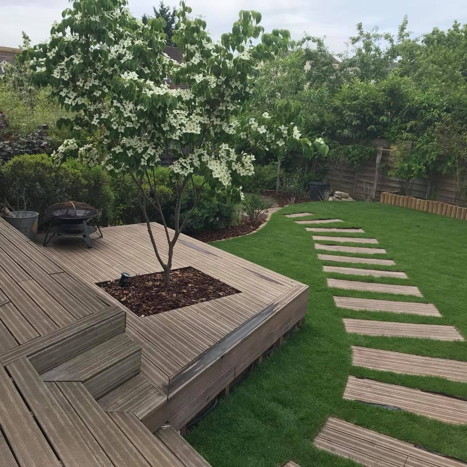 Jardin Moderne À Croissy Sur Seine (78) - Glenn Tay Paysagiste serapportantà Jardin Moderne