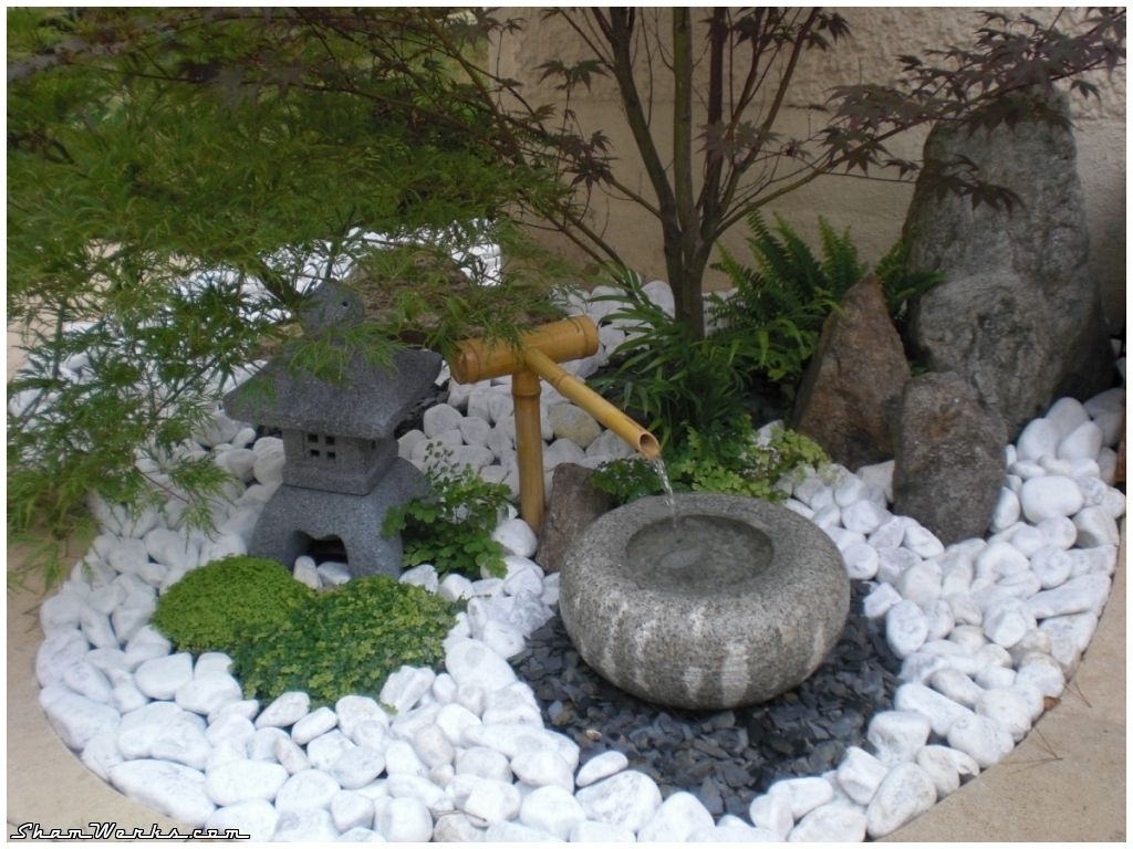 Jardin Zen | Petit Jardin Japonais, Jardin Japonais ... serapportantà Fontaine Jardin Zen Exterieur