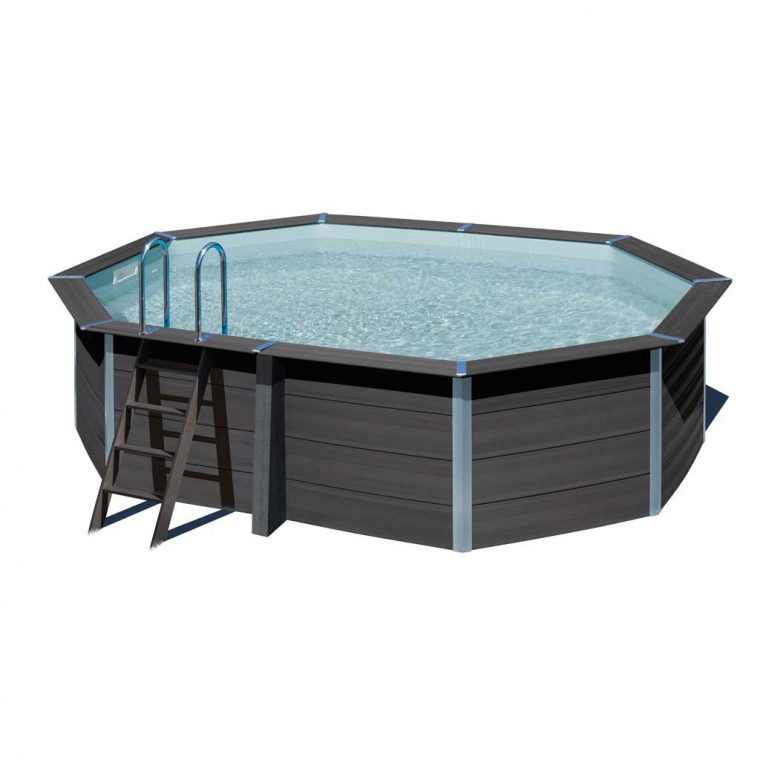 Kit Piscina Ovale In Composito Gre Kpcov52 Installazione Facile 524X386X124 à Piscine Kpcov52