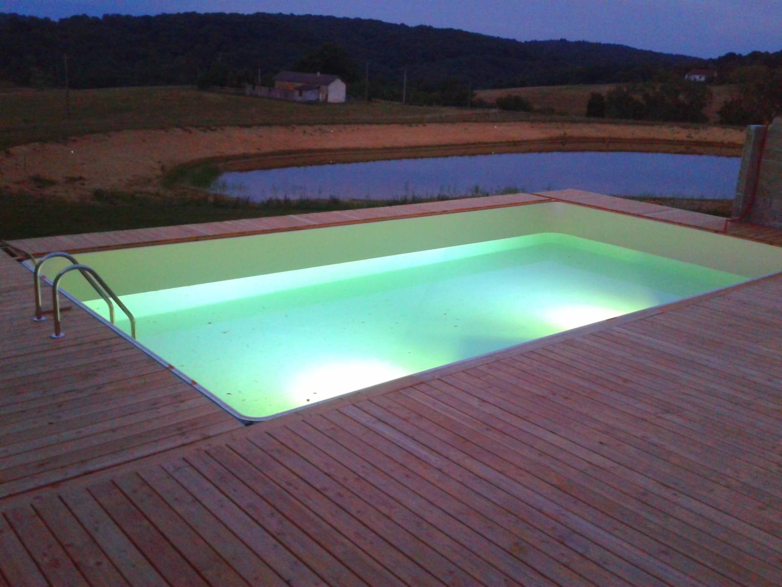 Kit Piscine Rectangulaire 14M X 7M Fond 1,20M - 2M ... tout Piscine Bois 7M