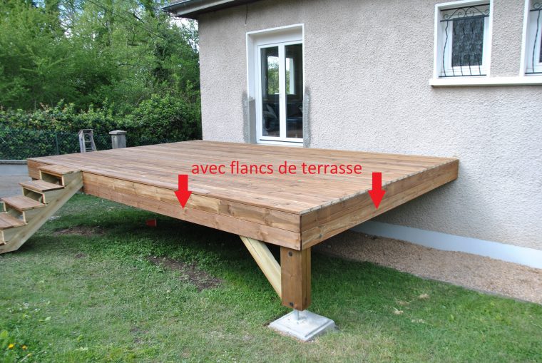 Kit Profondeur &gt; 3.2M À 4M - Ma Terrasse En Kit pour Terrasse En Kit Sur Pilotis