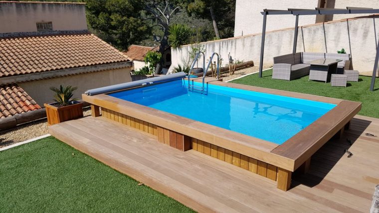 La Piscine Bois - Nos Réalisations pour Piscine Bois 4X2.5