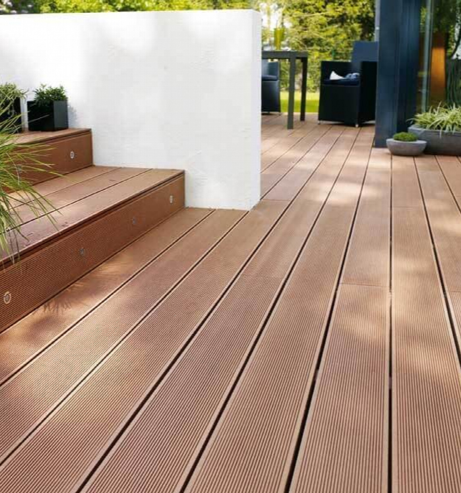 Lame De Terrasse Composite - Marron pour Lame Terrasse Composite