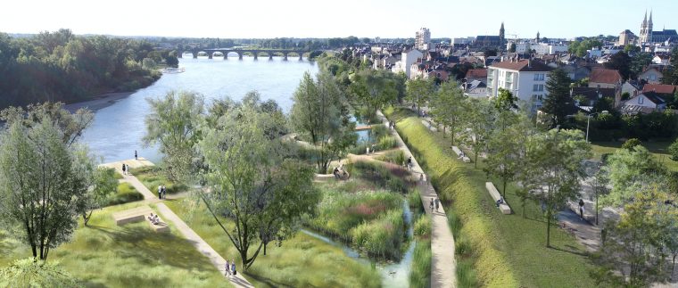 L'aménagement Des Berges De L'allier avec Saules Bord De Leau Amnagement