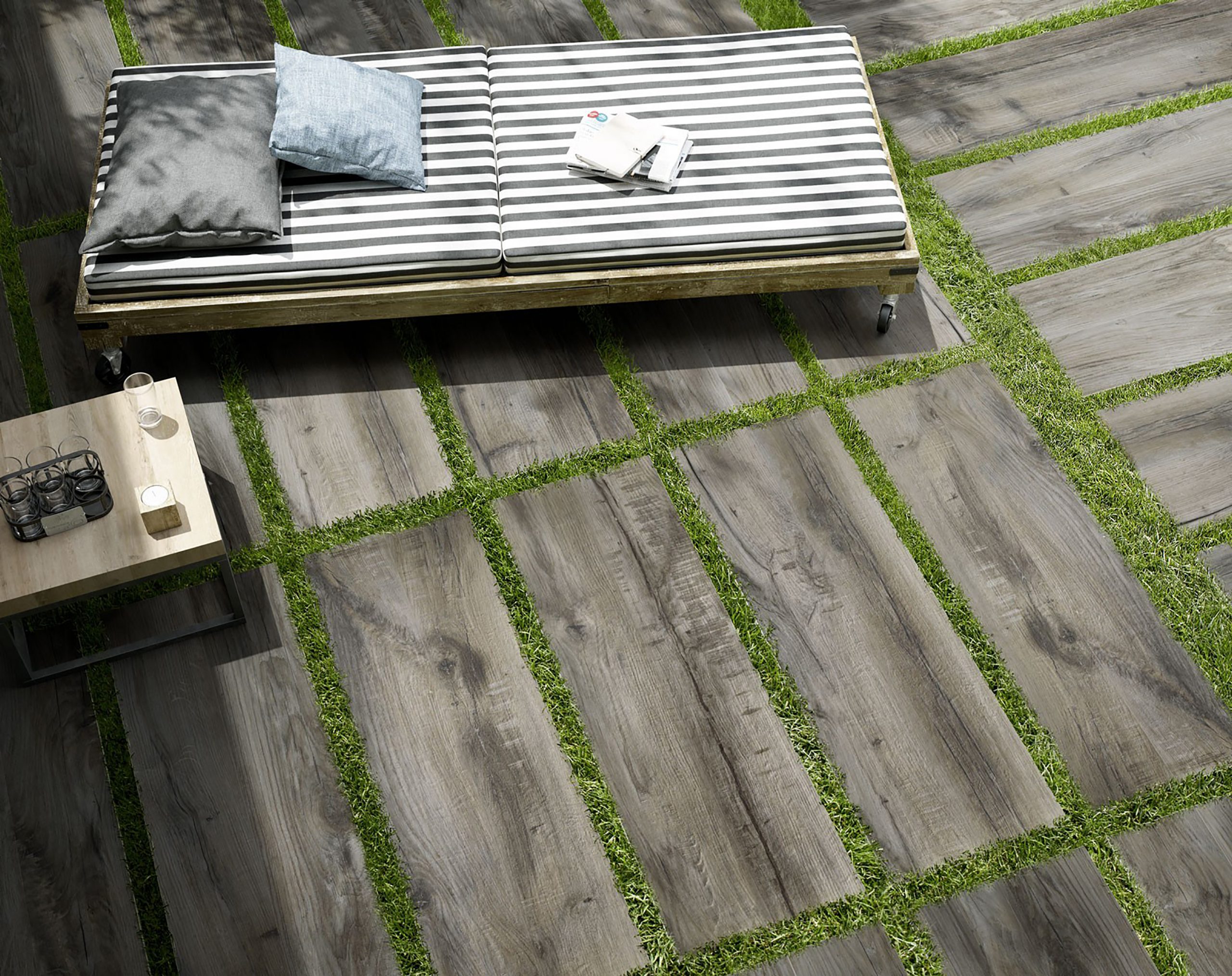 Carrelage Exterieur Imitation Teck - Idees Conception Jardin | Idees