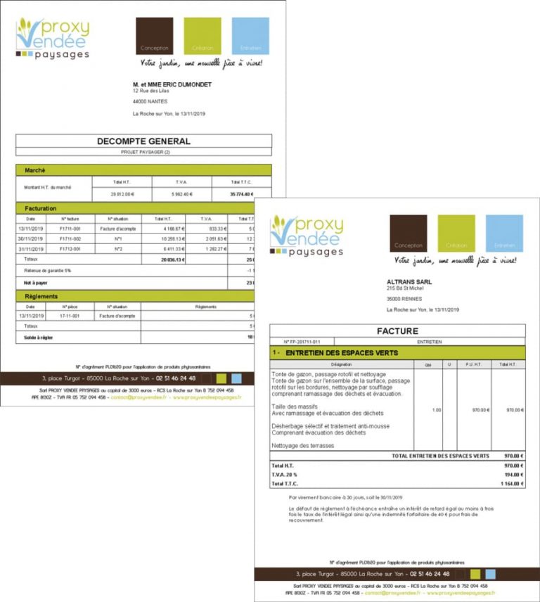 Exemple Devis Paysagiste - Idees Conception Jardin | Idees ...