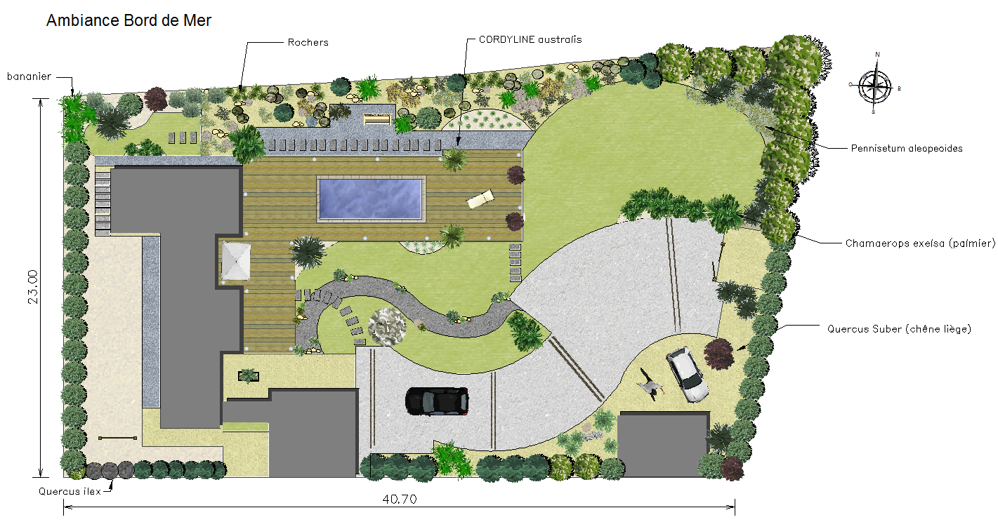 Logiciel De Plans Paysagers 2D Dao-Cao - Jardicad destiné Logiciel Creation Jardin
