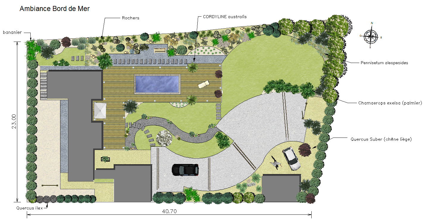 Logiciel De Plans Paysagers 2D Dao-Cao - Jardicad encequiconcerne Logiciel Aménagement Jardin