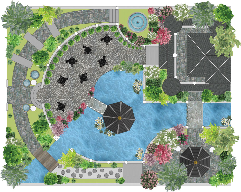 Logiciel De Plans Paysagers 2D Dao-Cao - Jardicad intérieur Logiciel Plan De Jardin Paysager Gratuit