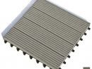 Lot De 55 Dalles Terrasse Bois Composite Clipsables - Gris - 30 X 30 Cm  (5M²) intérieur Dalle Terrasse Bois Pas Cher