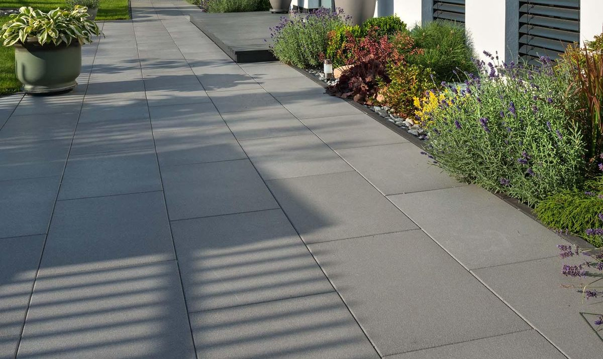 Madison® Terrassenplatten | Kann Baustoffwerke destiné Dalle Beton 100X100