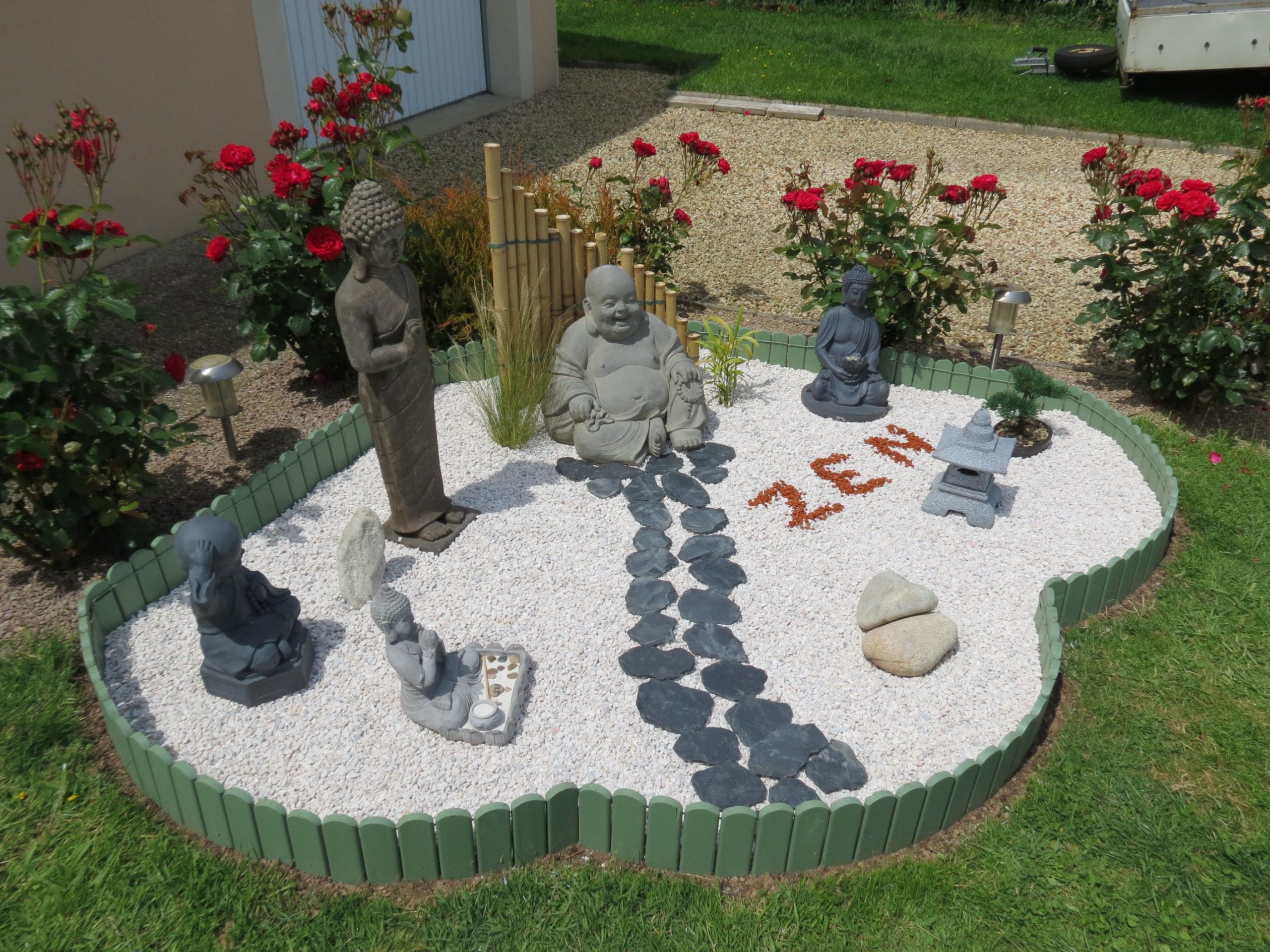 Mon Coin Zen Terminé | Deco Jardin Zen, Decoration Jardin ... pour Déco Jardin Zen Exterieur