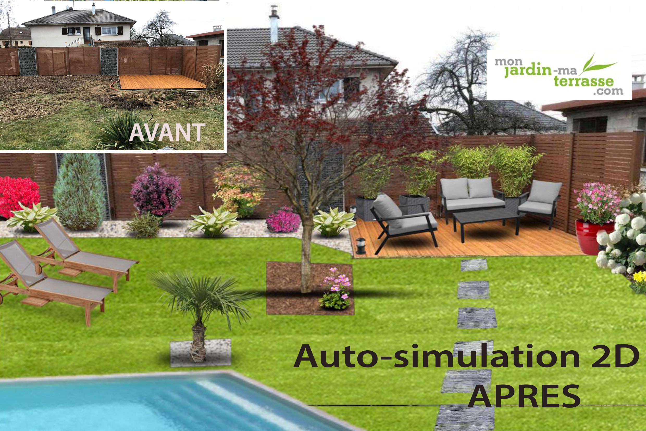Mon Jardin Ma Terrasse intérieur Logiciel Gratuit Plan 3D Jardin