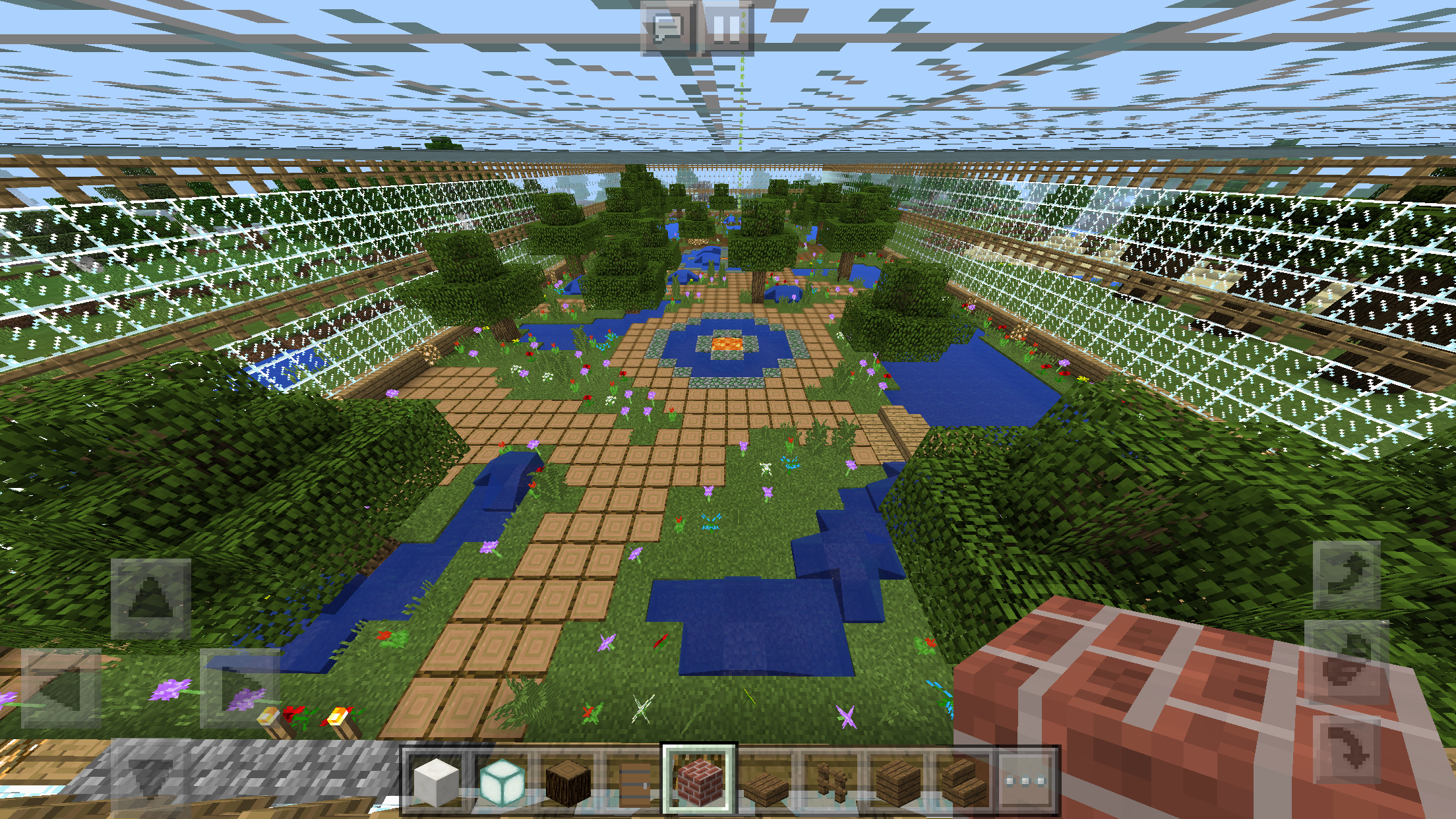 My Minecraft Indoor Garden, Atrium Design dedans Potager ...