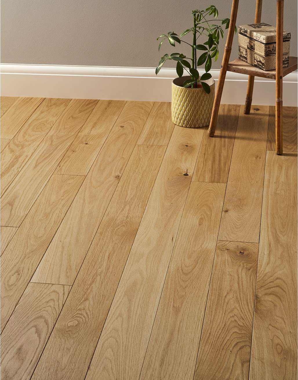 Parquet Chêne Massif Naturel Easiklip - 18 X 150 Mm Lames Larges pour Easiklip Parquet