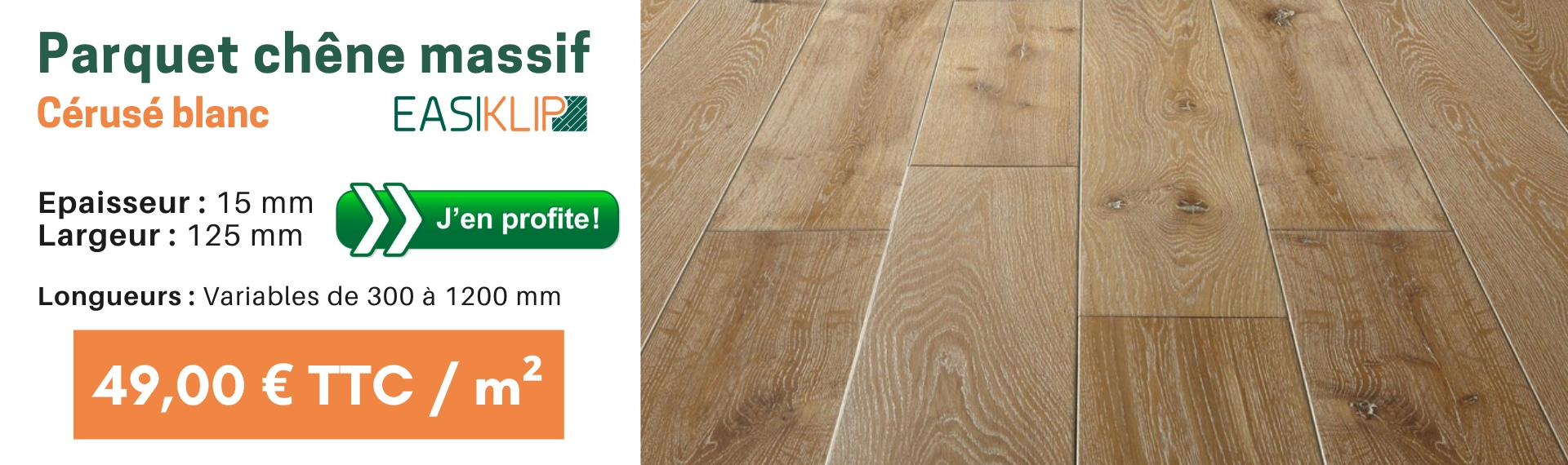 Parquet Chene Massif | Parquet Contrecollé Chêne Easiklip à Parquet Massif Easiklip