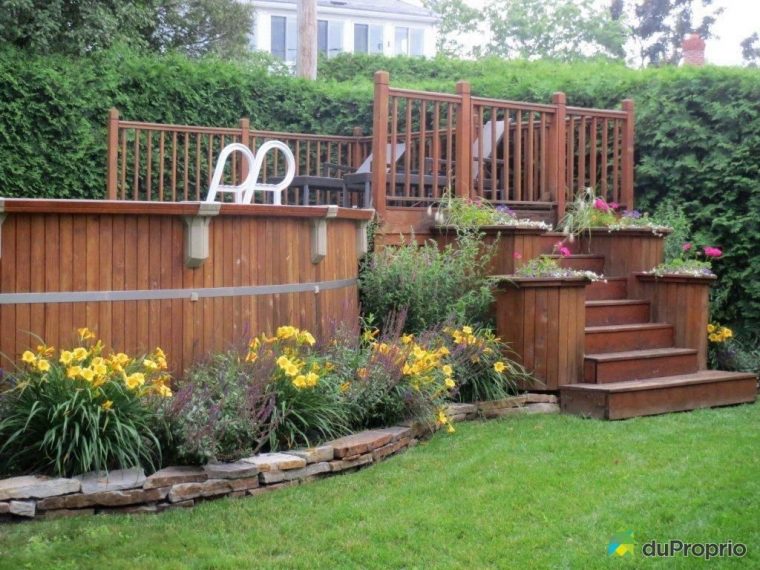 Patio Design Piscine Hors Terre - Recherche Google ... à Aménagement Autour Piscine Hors Terre