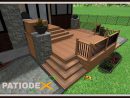 Patio En Bois Design Plan Modele Idee Piscine dedans Modele De Terrasse